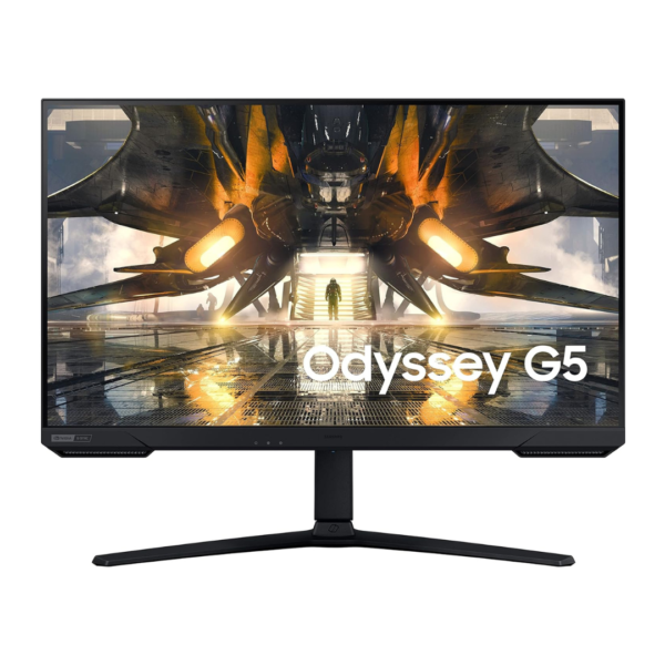 Samsung 27Inch 180 Hz Odyssey G5 Gaming IPS Flat Monitor QHD 2,560 x 1,440 AMD FreeSync, DP, HDMI, Black, LS27DG502EWXXL