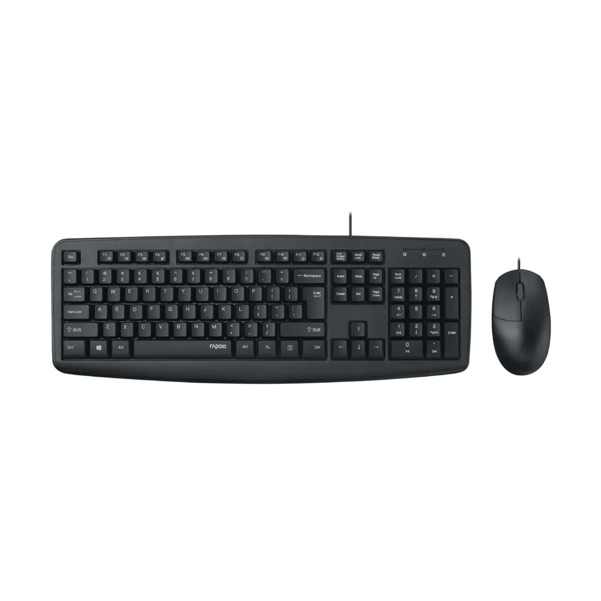 NX1600 Wired Keyboard & Mouse Combo(Black) Rapoo