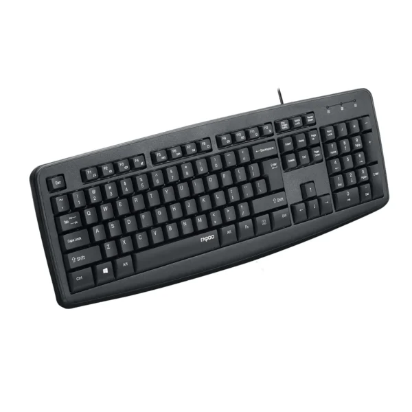 NK2600 Wired Keyborad Rapoo Spill-resistant design, Spill-resistant design, 3 years warranty
