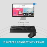 Rapoo X1960 Black Wireless Keyboard & Mouse Combo - Image 2