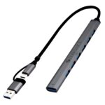 ZEBRONICS 700HB HUB, USB USB / Type-C, 7 USB ports, 5Gbps USB 3.0 Transfer speed