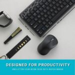 Rapoo 8000M Combo Black Wireless Keyboard & Mouse 3.0, 4.0 and 2.4 GHz, 1300 DP, 12M Battery Life - Image 4