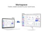 Samsung 32-Inch M5 FHD Smart Monitor, Office 365, Bluetooth, Multiple Ports, Speakers, Remote, Mouse & Keyboard Control, White, LS32DM501EWXXL - Image 3