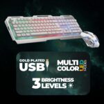 ZEB Keyboard + Mouse Gaming Transformer White - Image 6
