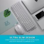 Rapoo 9300M White WL MM Keyboard & Mouse Combo Bluetooth 3.0, 4.0, 5.0 and 2.4 GHz, 1300 DPI , 12M Battery Life - Image 3