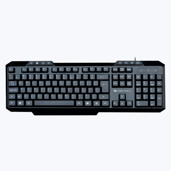 KB-KM2000 MM Wired Keyboard Zebronics With rupee key