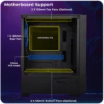 Zebronics Gaming Asta Pro Black With ZS 500 SMPS - Image 5