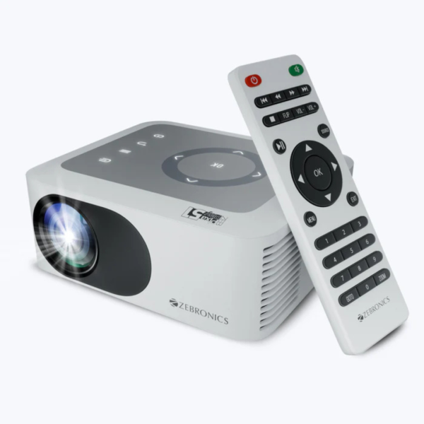Zeb PixaPlay 51 HD LED Projector Built in Speaker