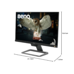 BenQ EW2480 24-Inch Full HD IPS Monitor with HDR10, Eye-Care Technology, Dual Speakers, and 3 HDMI Ports – 75Hz, Bezel-Less Design, Black - Image 2