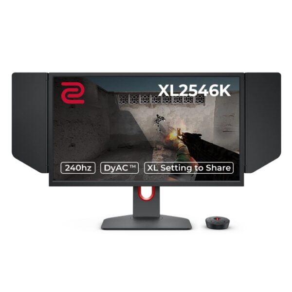 BenQ Zowie XL2546K 24.5-Inch 240Hz Full HD Esports Gaming Monitor with DyAc+, S-Switch & Shield – 1ms, TN Panel, HDMI/DP (Grey)