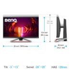 BenQ MOBIUZ EX2510S 24.5" 165Hz Full HD IPS Gaming Monitor with HDRi, FreeSync Premium, Height Adjustable Stand, and Eye-Care Technology - Image 2