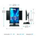 BenQ SW271C 27-Inch 4K UHD Pro Photo & Video Editing Monitor – 99% AdobeRGB, HDR10/HLG, USB-C 60W, Pantone Validated, Shading Hood Included - Image 2