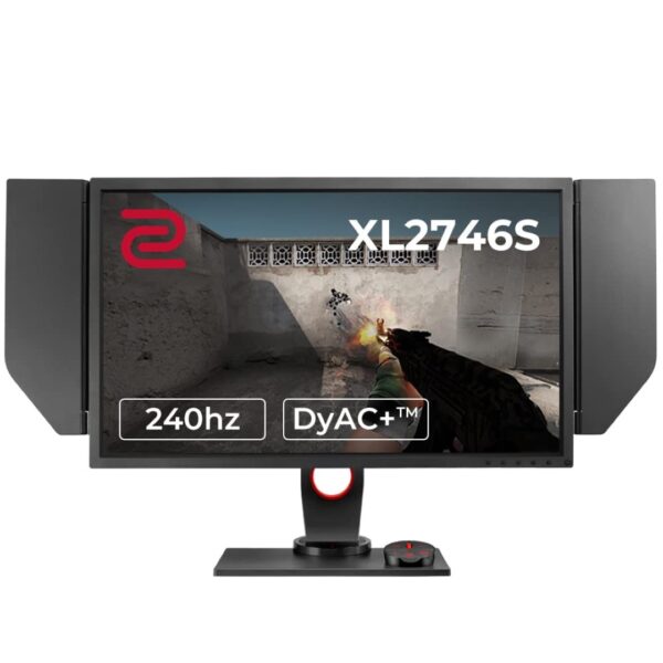BenQ Zowie XL2746S 27-Inch 240Hz Gaming Monitor – 0.5ms, DyAc+ Technology, S-Switch, Black eQualizer, PS5/Xbox 120Hz Support (FHD LCD, Height Adjustable)