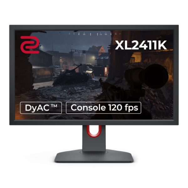 BenQ Zowie XL2411K 24-Inch Full HD 144Hz Esports Gaming Monitor – DyAc, 1ms TN Panel, Height Adjustable, HDMI/DP (Grey)