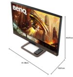 BenQ MOBIUZ EX2780Q 27" QHD 144Hz IPS Gaming Monitor with HDRi, 2.1 Channel Speakers, FreeSync Premium, USB-C, and Eye-Care Technology – Bezel-Less Metallic Brown Display - Image 2
