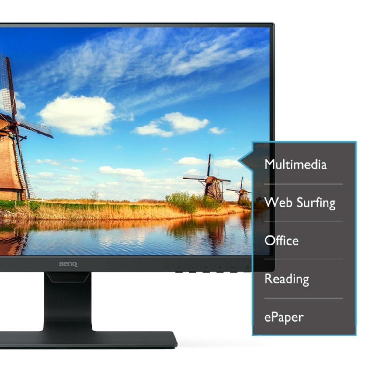 BenQ GW2480 24-Inch Full HD IPS Monitor with Eye-Care, HDMI/DP Ports and Built-in Speakers for Office and Home - Image 5