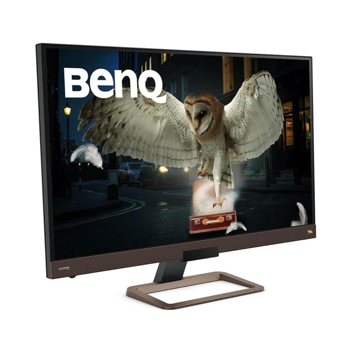 BenQ EW3280U 32-Inch 4K UHD IPS Monitor with HDR10, USB-C Power Delivery, TreVolo Speakers & Eye-Care Technology – Metallic Brown-Black - Image 2