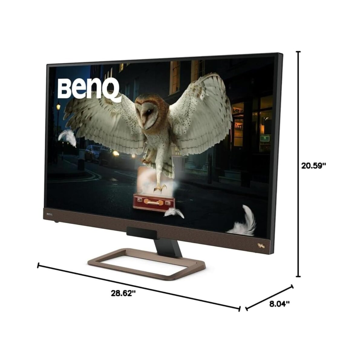 BenQ EW3280U 32-Inch 4K UHD IPS Monitor with HDR10, USB-C Power Delivery, TreVolo Speakers & Eye-Care Technology – Metallic Brown-Black - Image 6