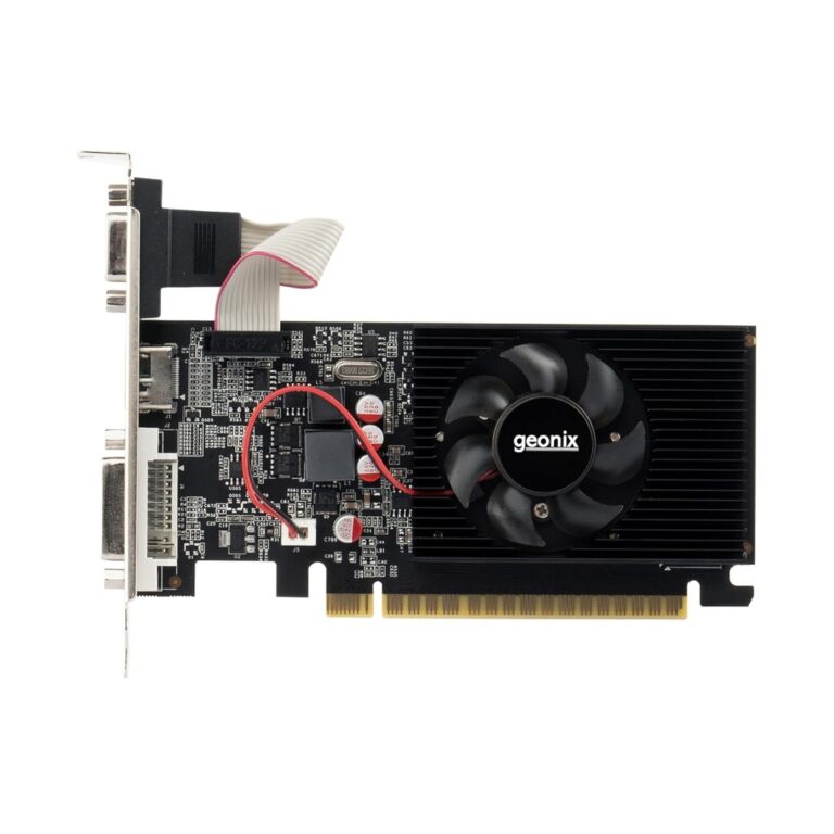 GEONIX NVIDIA GeForce GT 730LP 4GB DDR3 Graphic Card | 64-bit | Dual Slot | PCIe 2.0 | HDMI, DVI, VGA | 700 MHz Core Clock