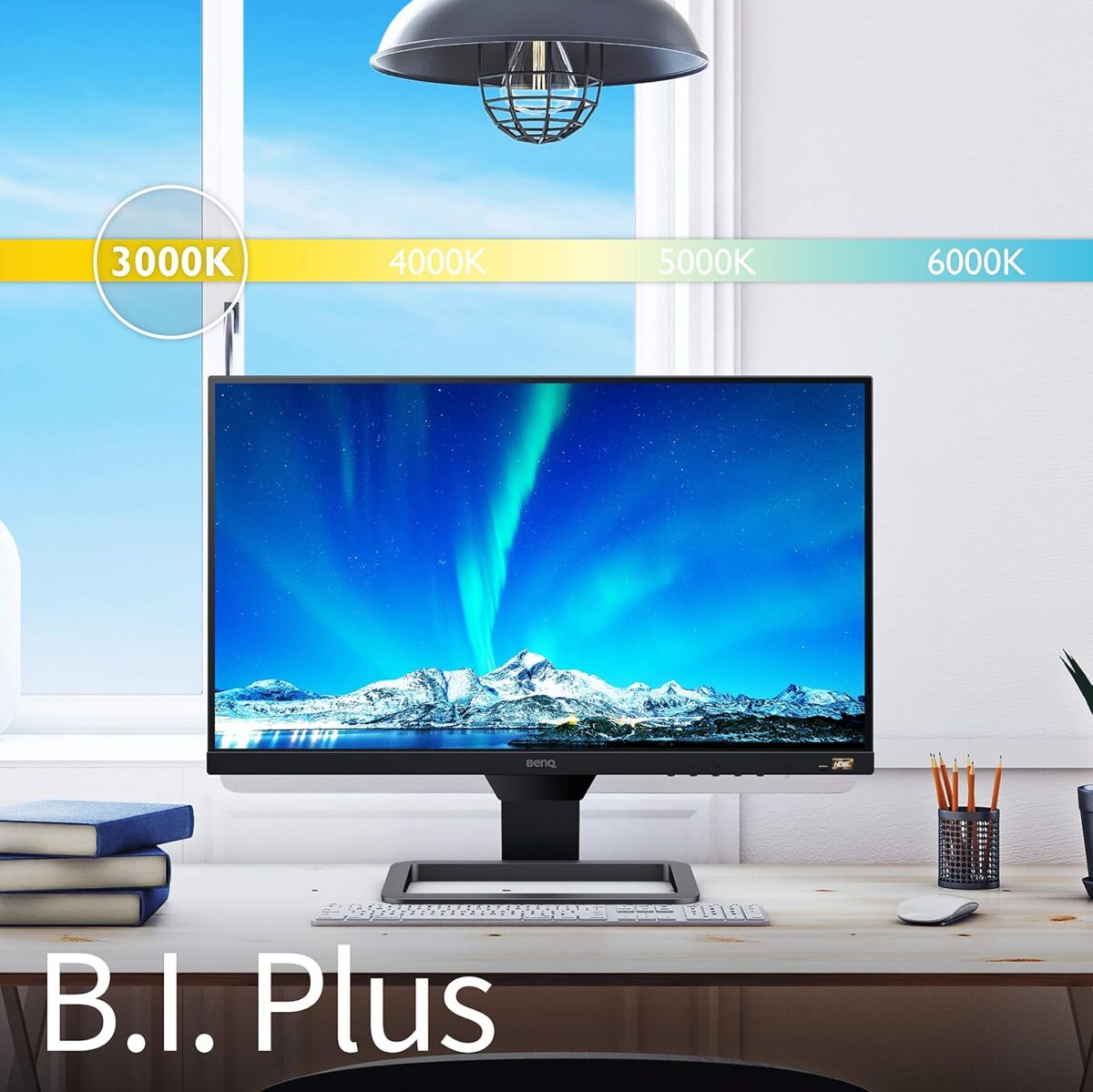 BenQ EW2480 24-Inch Full HD IPS Monitor with HDR10, Eye-Care Technology, Dual Speakers, and 3 HDMI Ports – 75Hz, Bezel-Less Design, Black - Image 8
