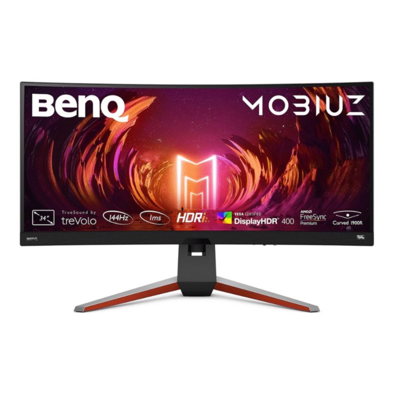 BenQ MOBIUZ EX3415R 34-Inch WQHD+ Ultrawide Curved Gaming Monitor